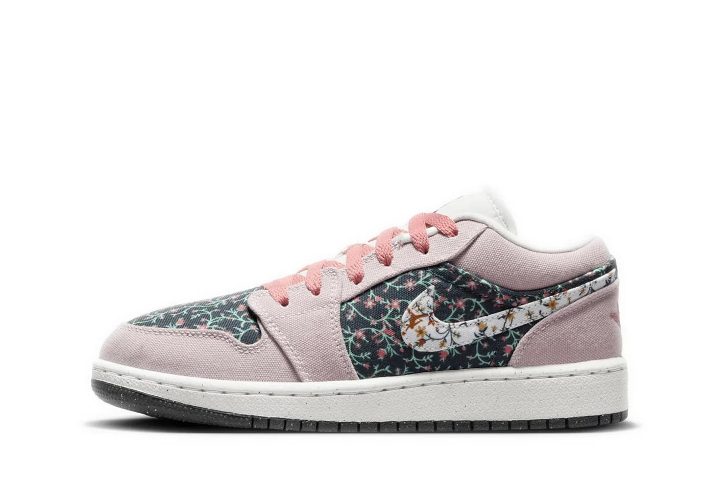 Air Jordan 1 Low "Floral Canvas" Rosa - 44SHOES