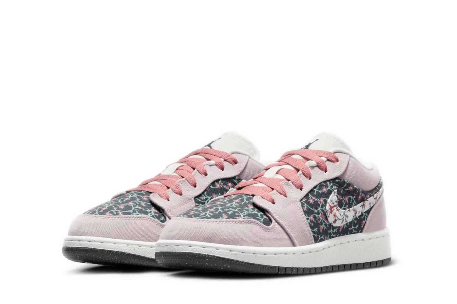 Air Jordan 1 Low "Floral Canvas" Rosa - 44SHOES
