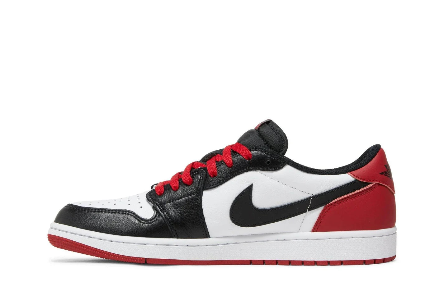 Air Jordan 1 Low OG Black Toe (2023) Vermelho - 44SHOES