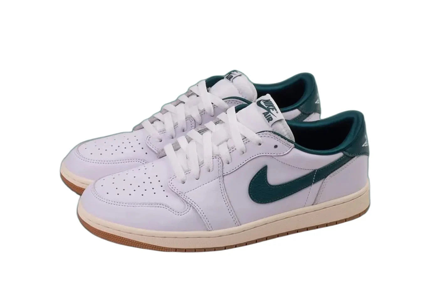 Air Jordan 1 Low OG Oxidized White Green Branco - 44SHOES