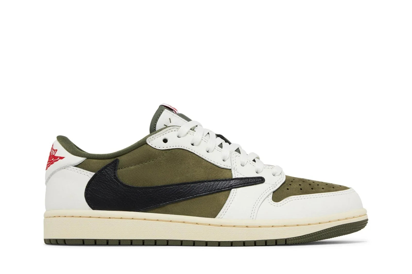 Air Jordan 1 Low Og Sp x Travis Scott Medium Olive Verde - 44SHOES