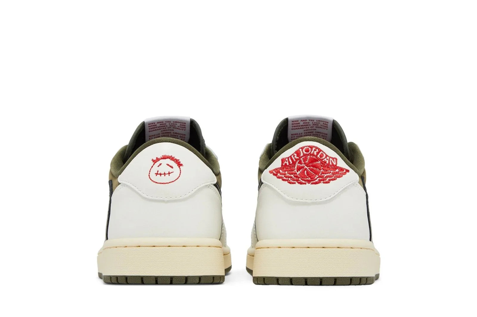 Air Jordan 1 Low Og Sp x Travis Scott Medium Olive Verde - 44SHOES