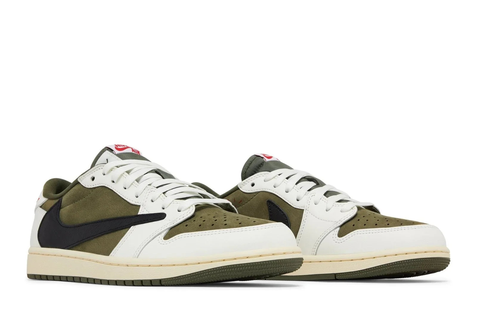 Air Jordan 1 Low Og Sp x Travis Scott Medium Olive Verde - 44SHOES