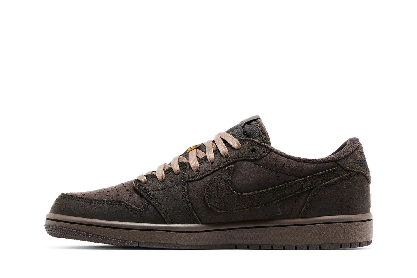 Air Jordan 1 Low Og Sp x Travis Scott Velvet Brown Marrom - 44SHOES