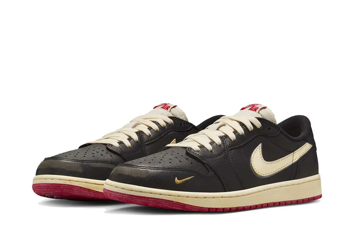 Air Jordan 1 Low OG x Nigel Sylvester Better With Time Preto - 44SHOES