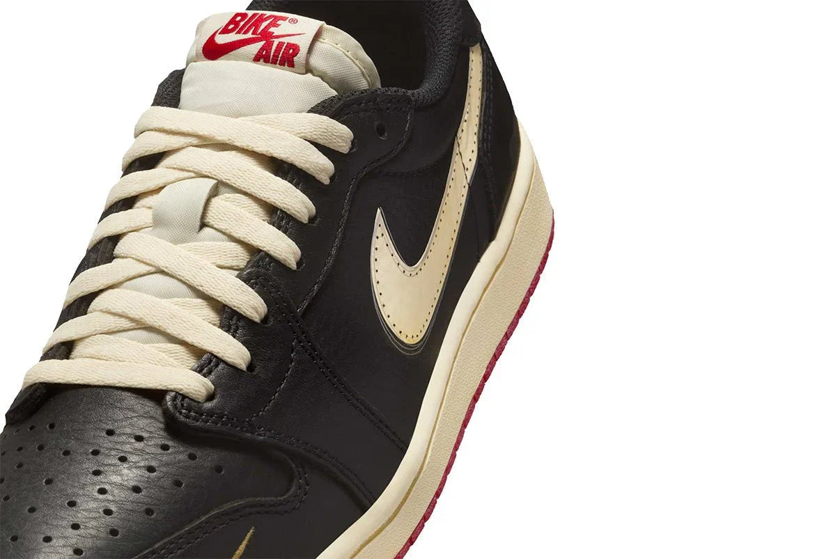 Air Jordan 1 Low OG x Nigel Sylvester Better With Time Preto - 44SHOES