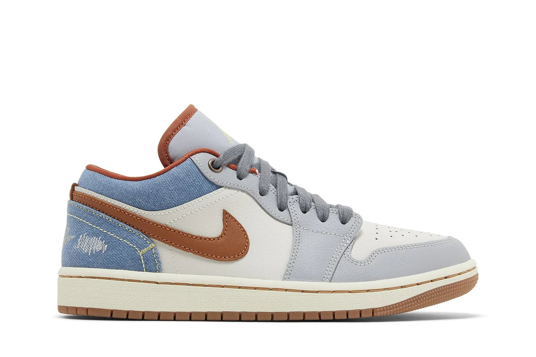 Air Jordan 1 Low Phantom Denim Cinza - 44SHOES