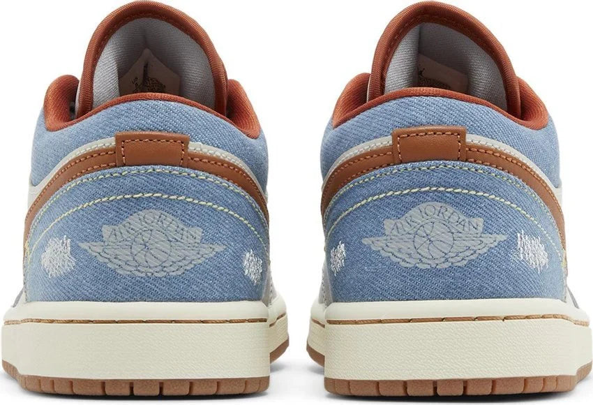 Air Jordan 1 Low Phantom Denim Cinza - 44SHOES