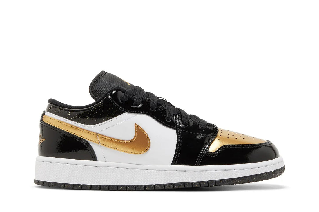 Air Jordan 1 Low SE Gs "Gold Toe" Preto - 44SHOES