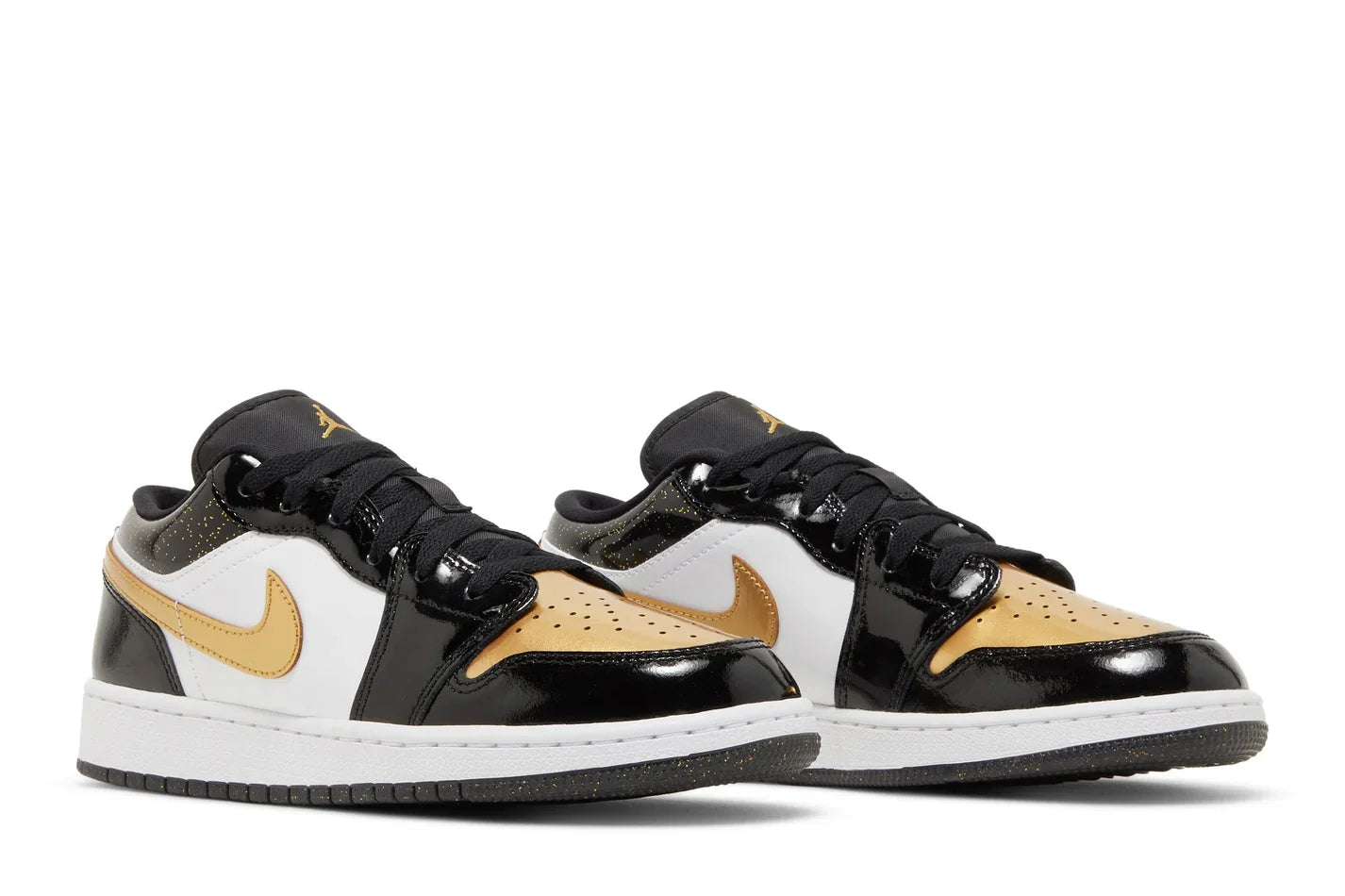 Air Jordan 1 Low SE Gs "Gold Toe" Preto - 44SHOES