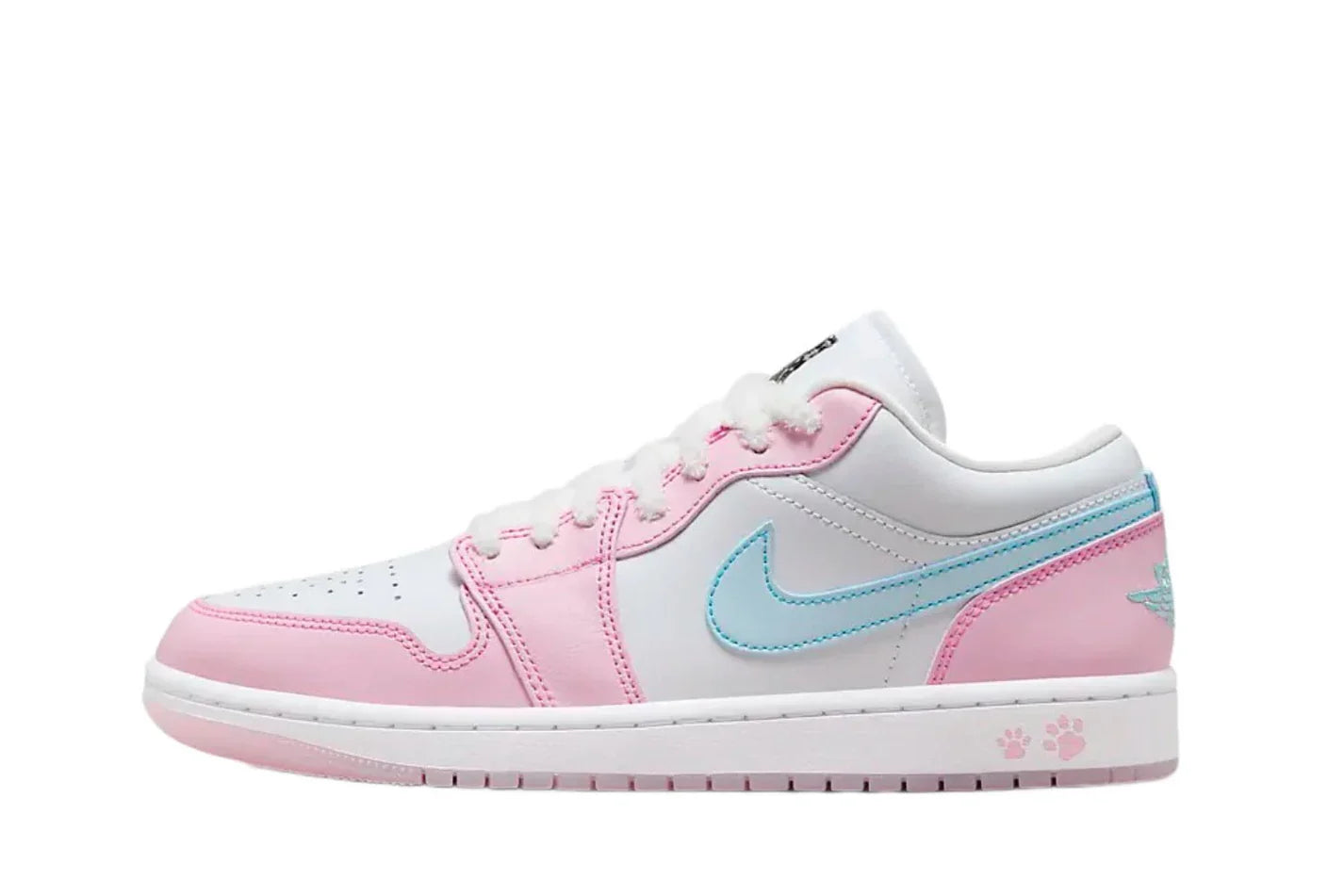 Air Jordan 1 Low Se Paw Print Pink Foam Rosa - 44SHOES