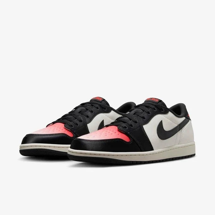 Air Jordan 1 Low x Paris Saint Germain Sail and Off Noir Preto - 44SHOES