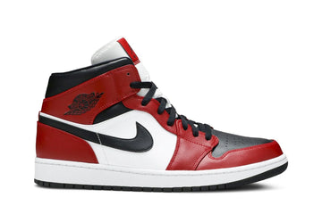 Air Jordan 1 Mid Chicago Black Toe Vermelho/Preto - 44SHOES