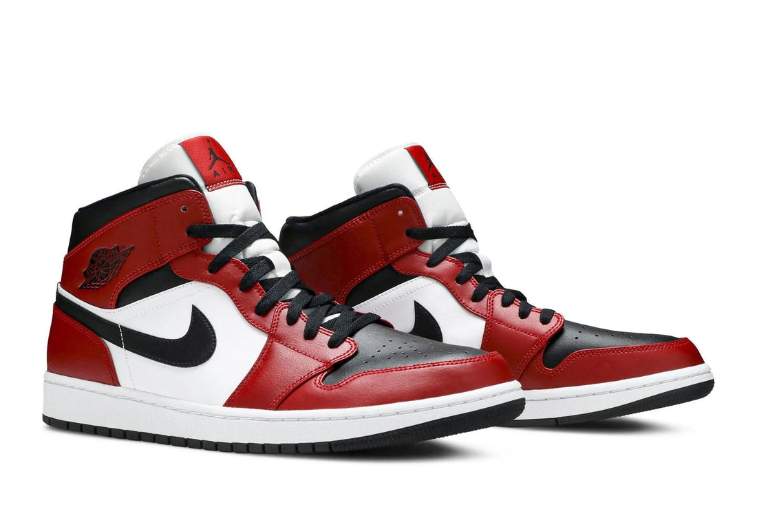 Air Jordan 1 Mid Chicago Black Toe Vermelho/Preto - 44SHOES