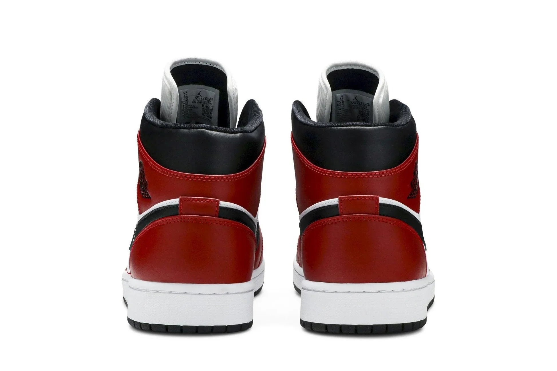 Air Jordan 1 Mid Chicago Black Toe Vermelho/Preto - 44SHOES