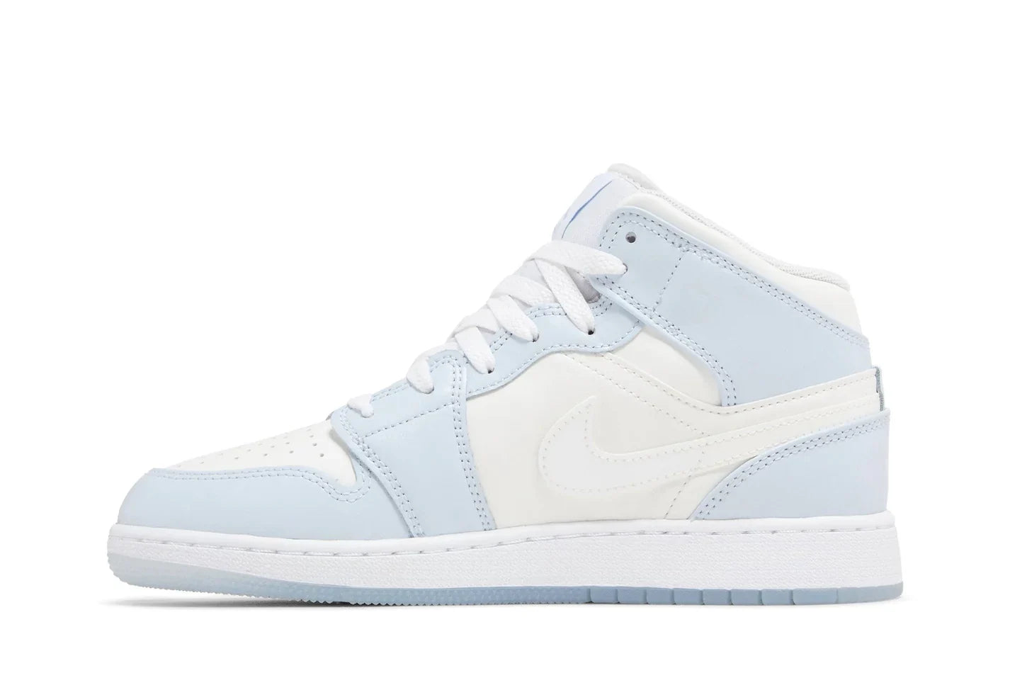 Air Jordan 1 Mid Glitter Swoosh Azul - 44SHOES