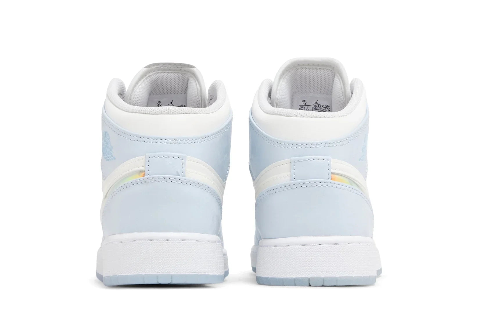 Air Jordan 1 Mid Glitter Swoosh Azul - 44SHOES