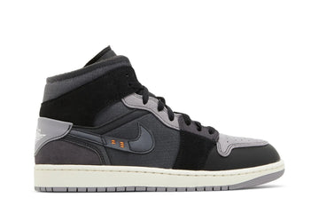Air Jordan 1 Mid SE Craft Inside Out Black Preto - 44SHOES
