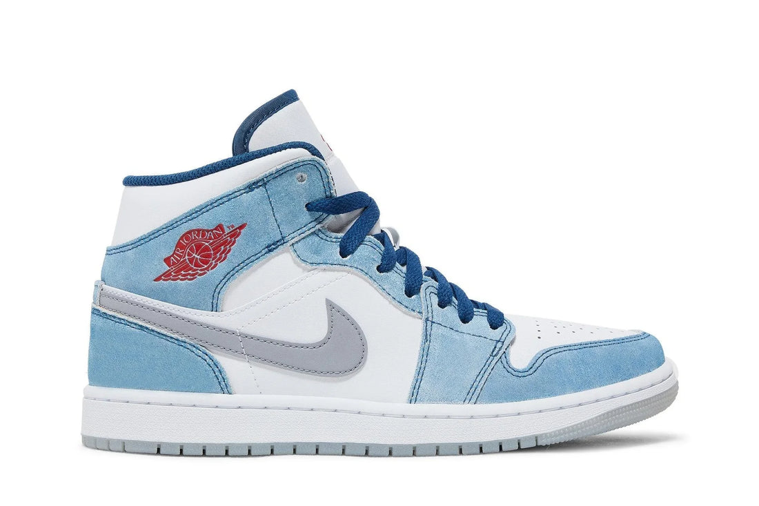Air Jordan 1 Mid SE French Blue Azul - 44SHOES