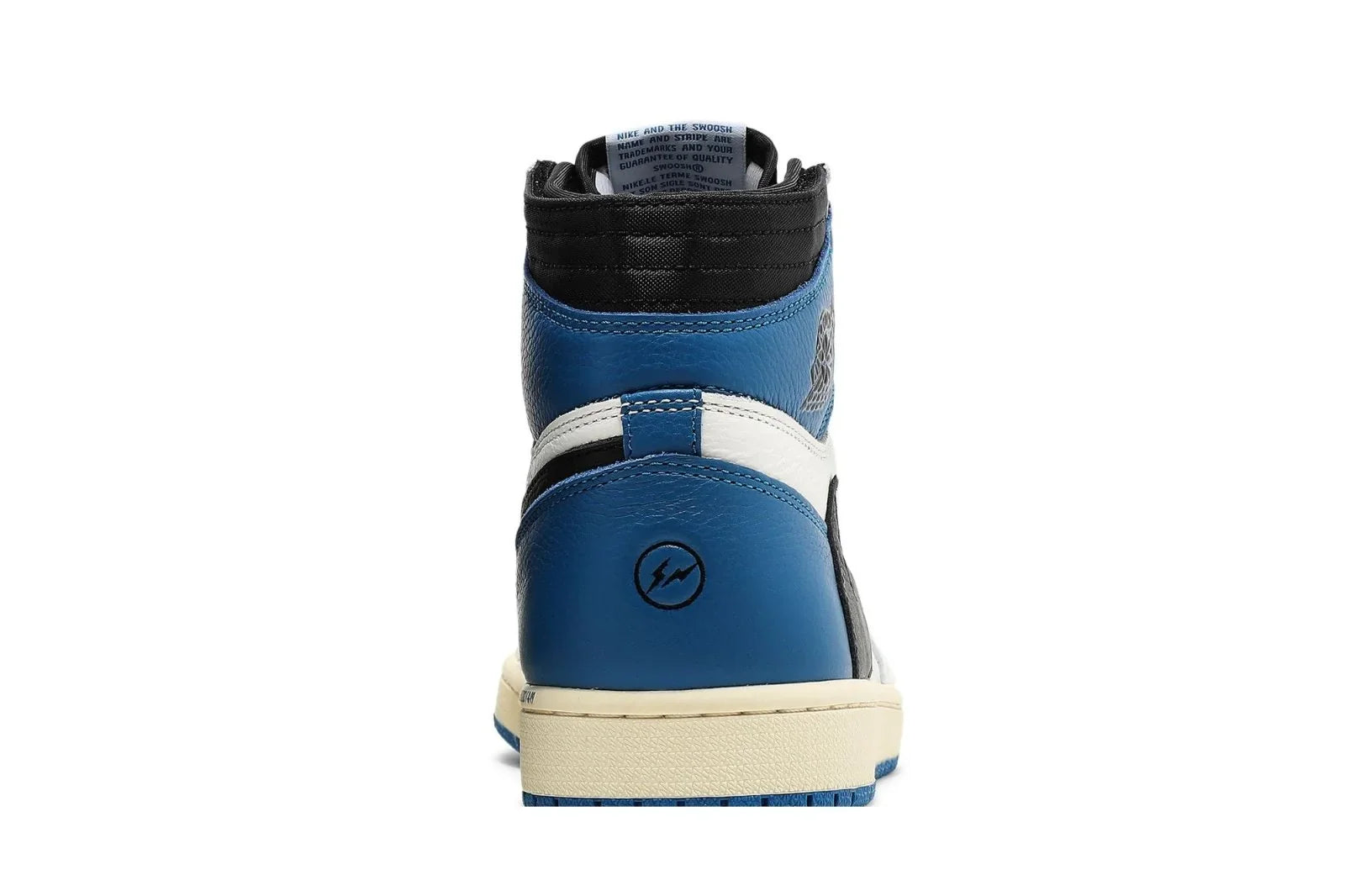 Air Jordan 1 Retro High Fragment Design x Travis Scott Couro Branco Azul - 44SHOES