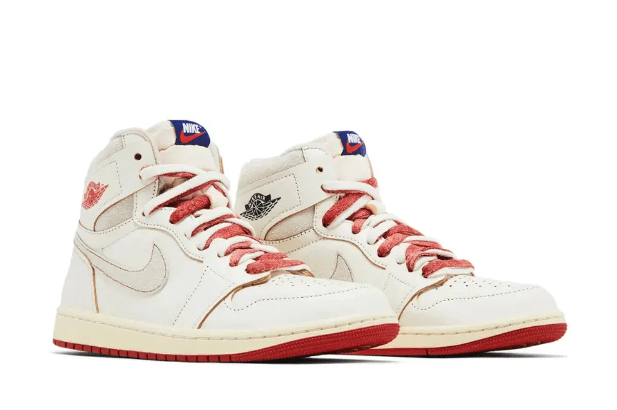 Air Jordan 1 Retro High Rare Air Sail Cinnabar Bege - 44SHOES