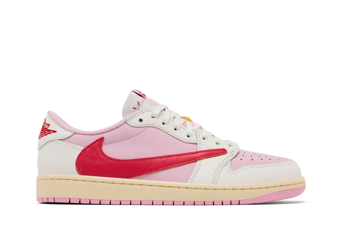 Air Jordan 1 Retro Low OG SP Travis Scott Sail Tropical Pink Rosa - 44SHOES