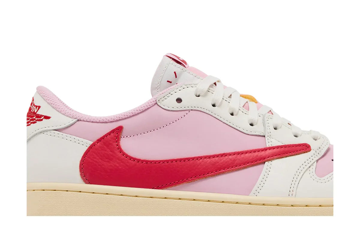 Air Jordan 1 Retro Low OG SP Travis Scott Sail Tropical Pink Rosa - 44SHOES
