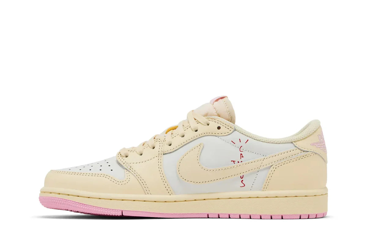 Air Jordan 1 Retro Low OG SP Travis Scott Shy Pink Bege - 44SHOES