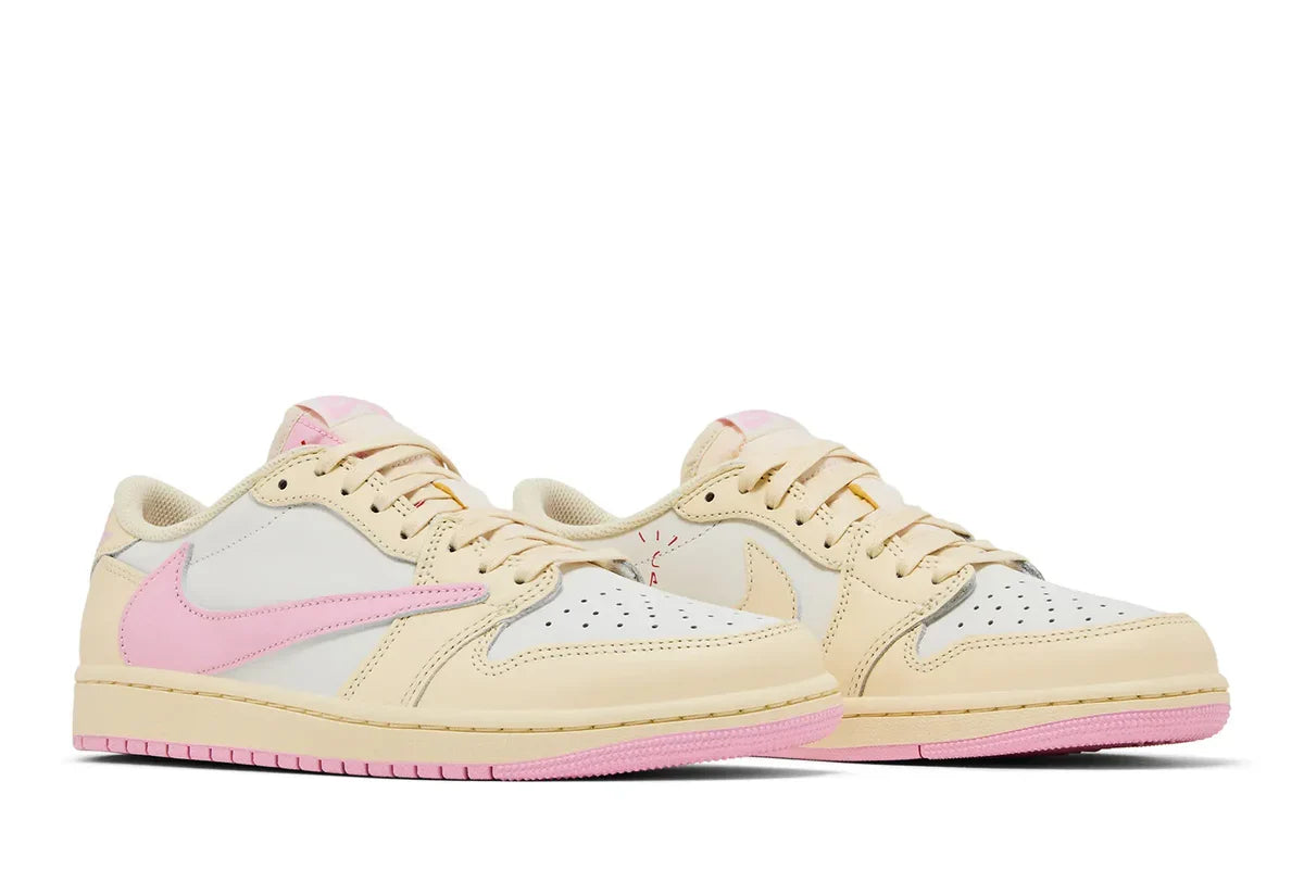 Air Jordan 1 Retro Low OG SP Travis Scott Shy Pink Bege - 44SHOES