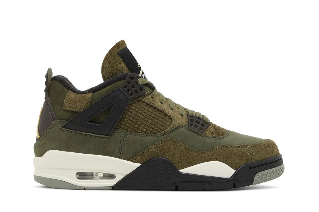 Air Jordan 4 Craft Medium Olive Verde - 44SHOES