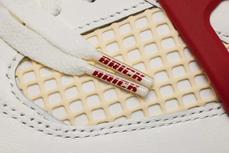 Air Jordan 4 OG SP x Nigel Sylvester Brick After Brick Branco - 44SHOES