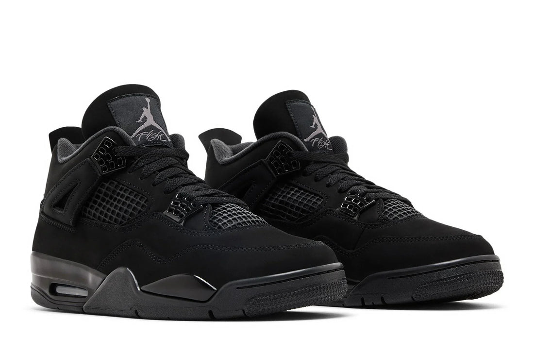 Air Jordan 4 Retro 'Black Cat' Preto - 44SHOES
