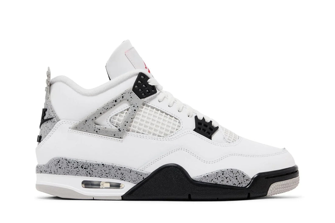 Air Jordan 4 Retro OG Nike White Cement Couro Branco - 44SHOES