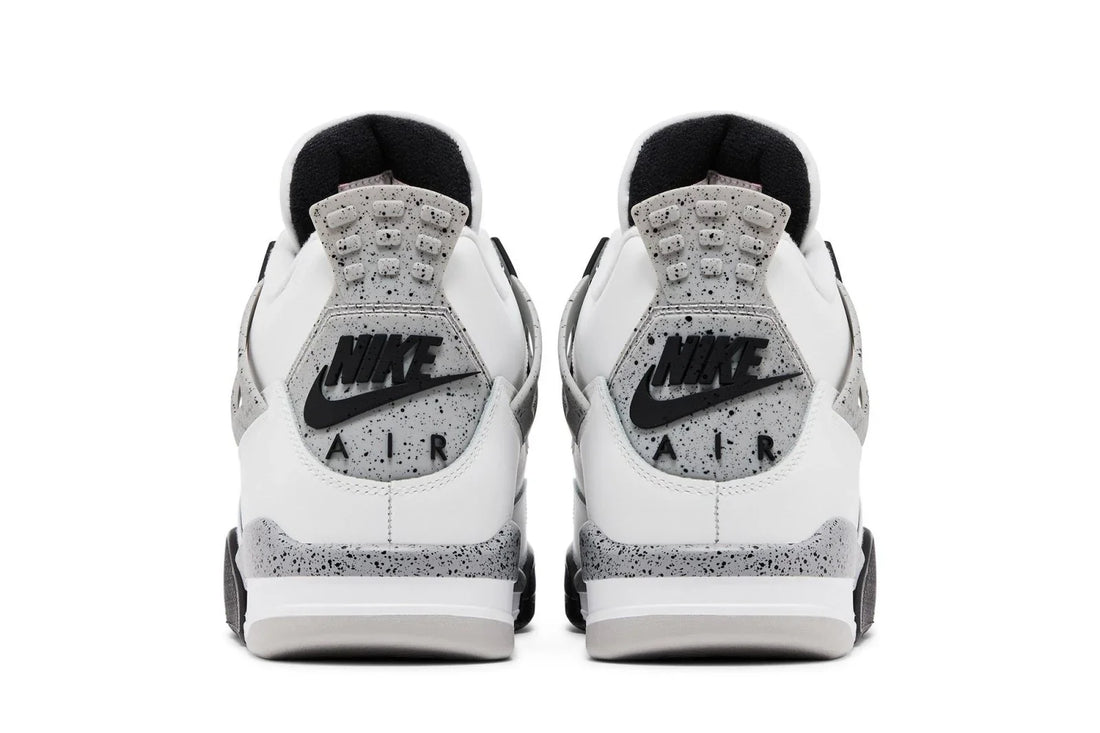 Air Jordan 4 Retro OG Nike White Cement Couro Branco - 44SHOES