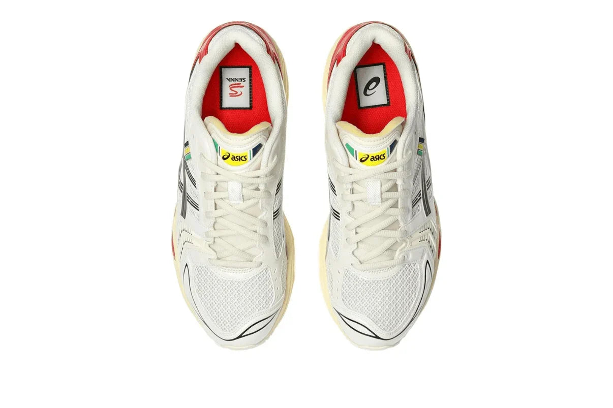 Asics Gel-Kayano 14 x Senna White Red Branco - 44SHOES