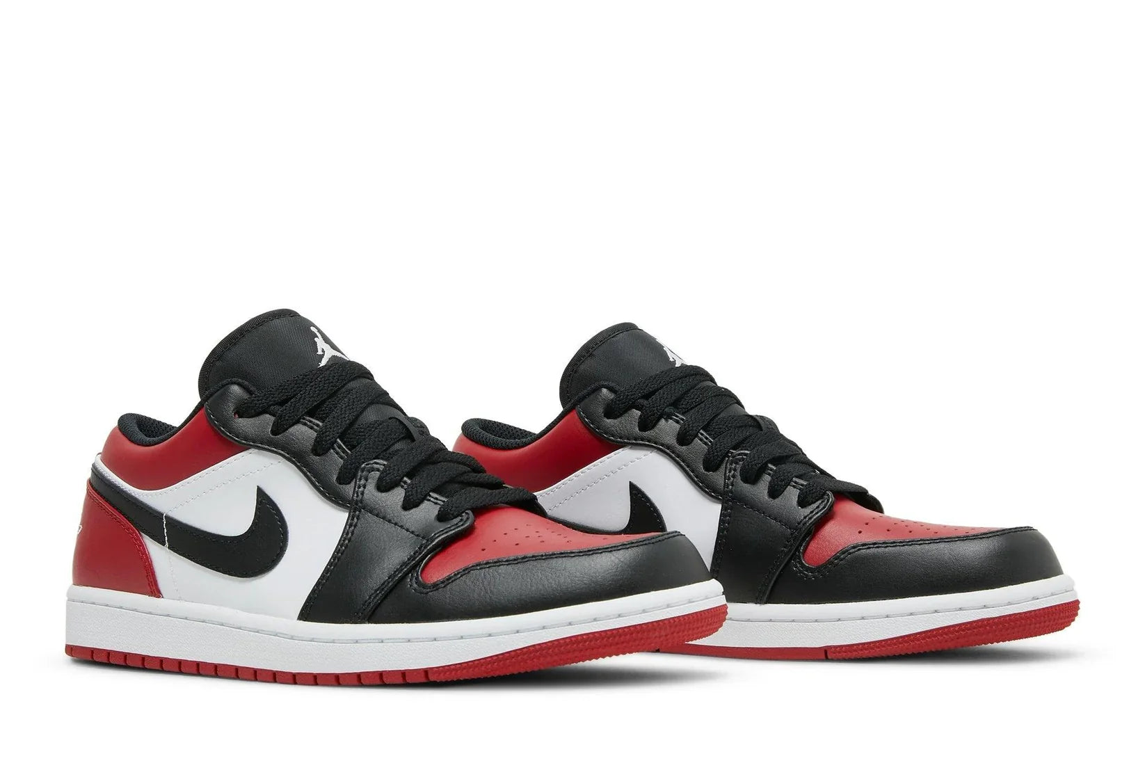 Air Jordan 1 Low Bred Toe Vermelho - 44SHOES
