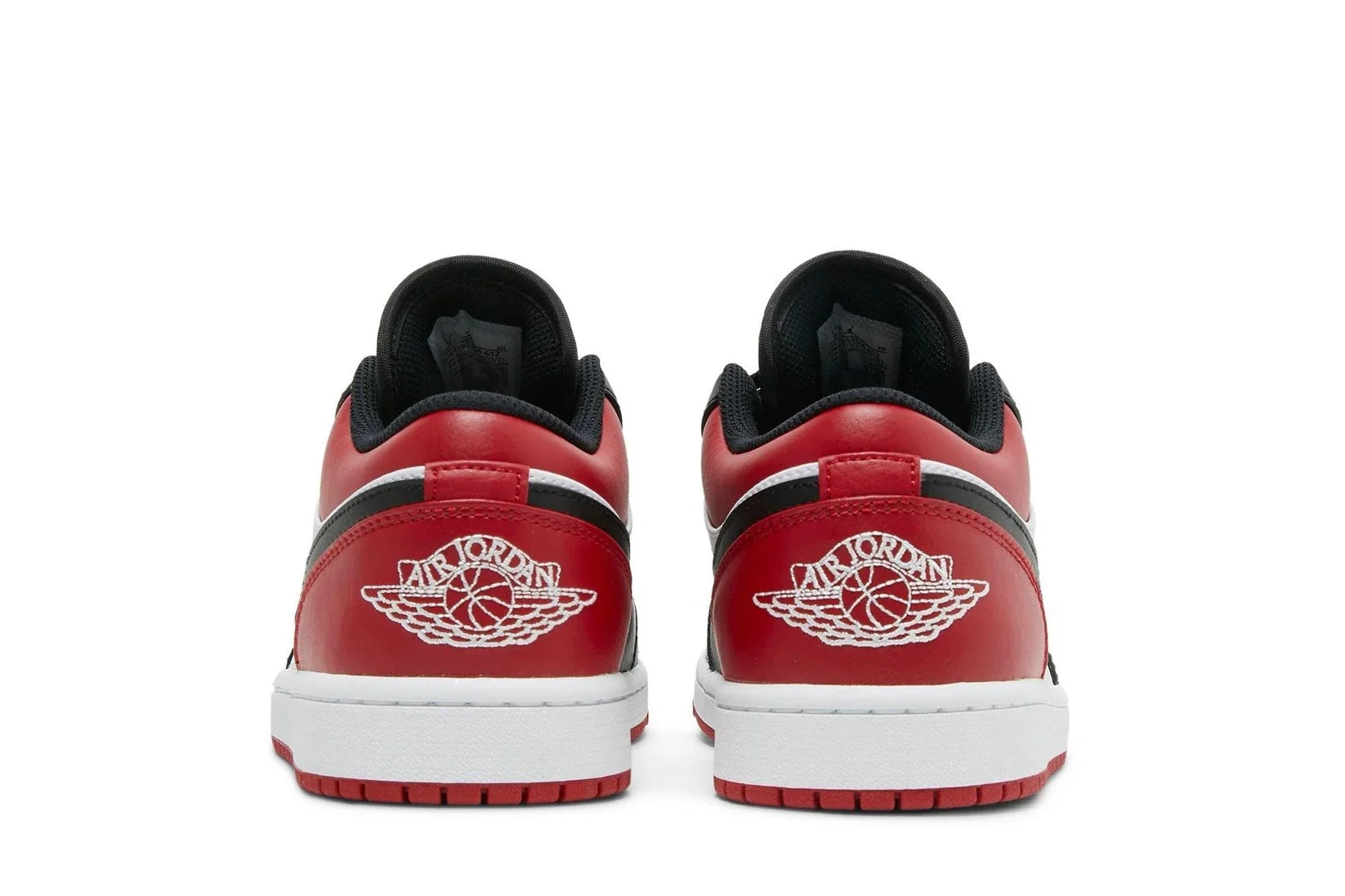 Air Jordan 1 Low Bred Toe Vermelho - 44SHOES