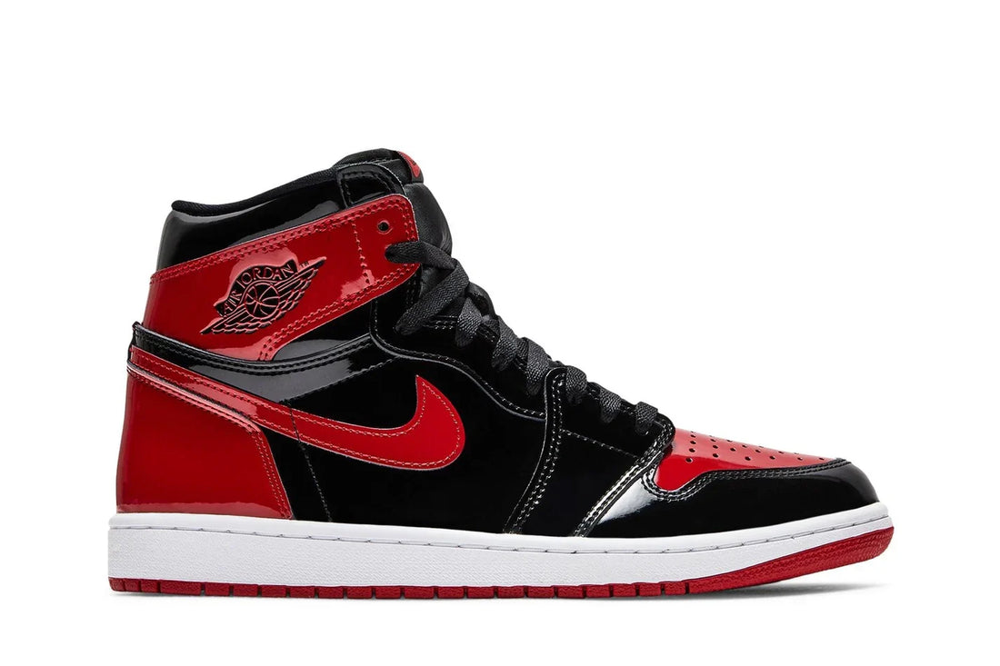 Air Jordan 1 High Patent Bred Vermelho - 44SHOES