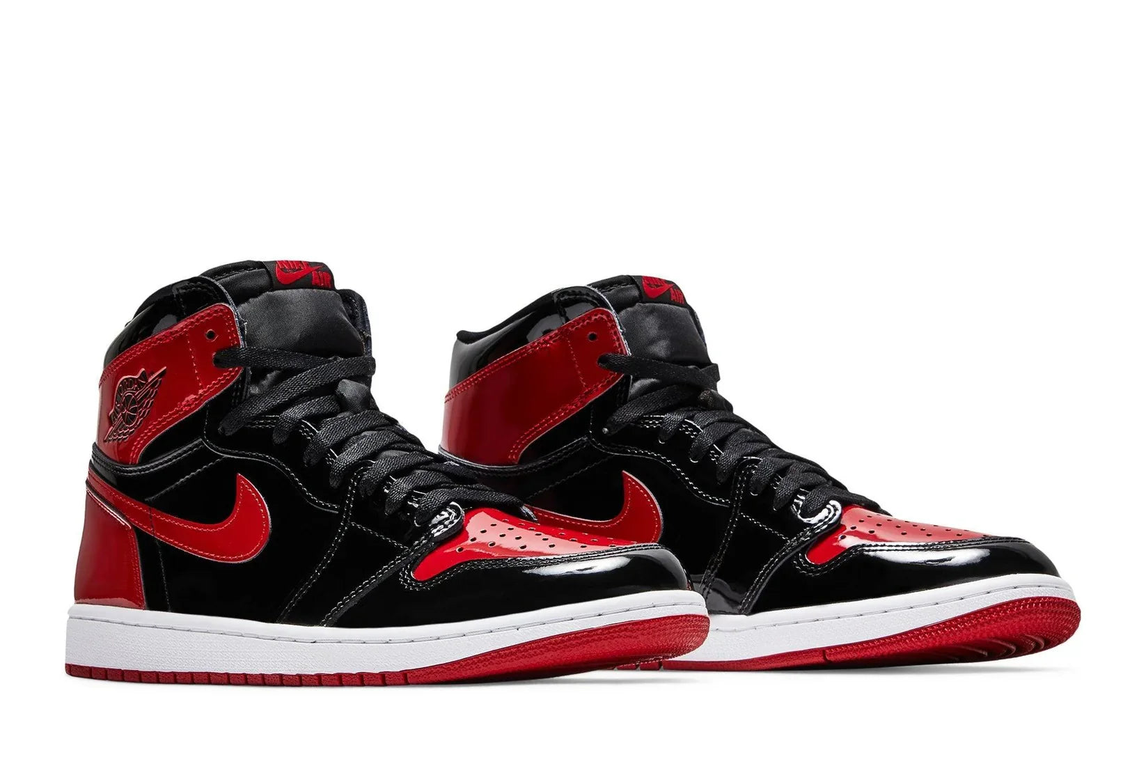 Air Jordan 1 High Patent Bred Vermelho - 44SHOES