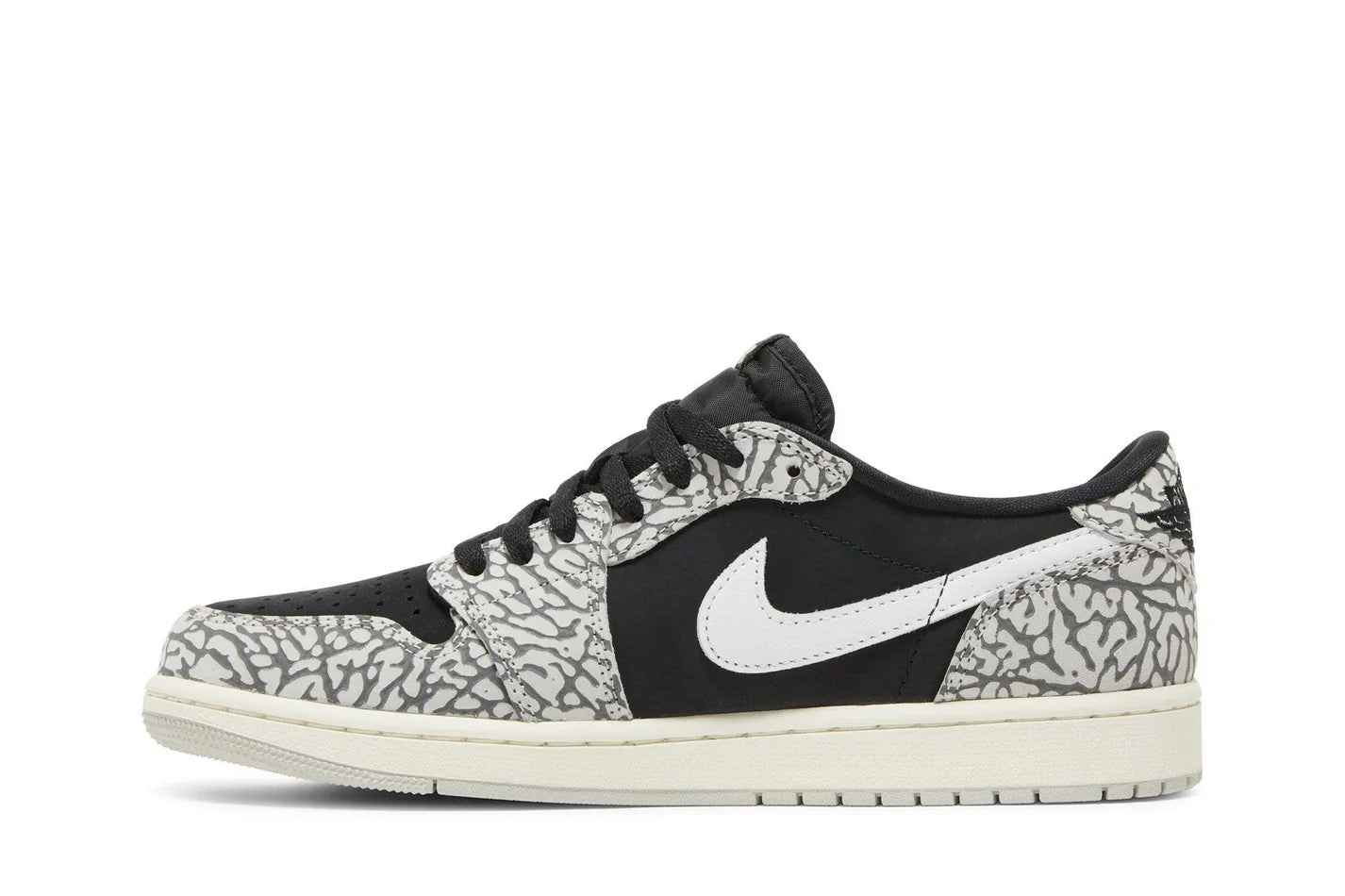 Air Jordan 1 Retro Low OG 'Black Cement' Preto - 44SHOES