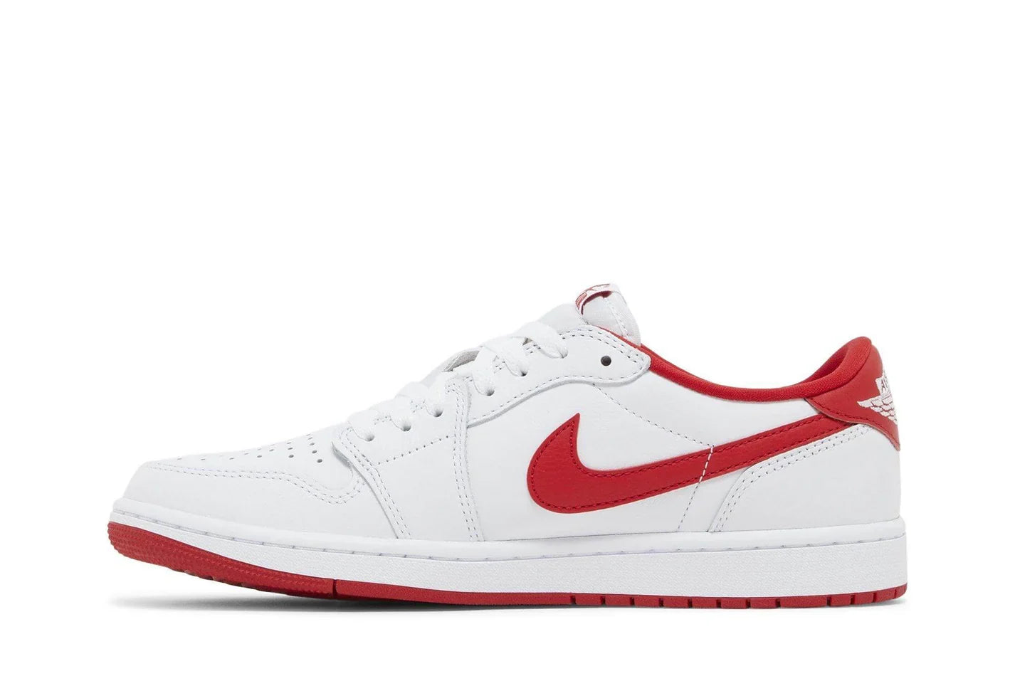 Jordan 1 Retro Low OG University Red Branco - 44SHOES