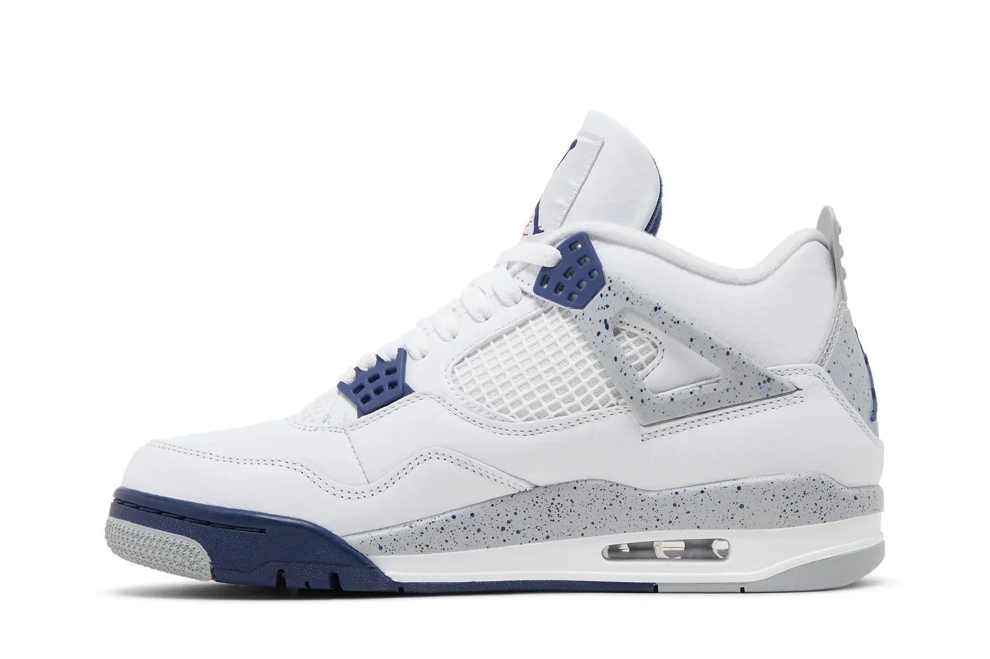 Air Jordan 4 Midnight Navy Branco/Azul - 44SHOES