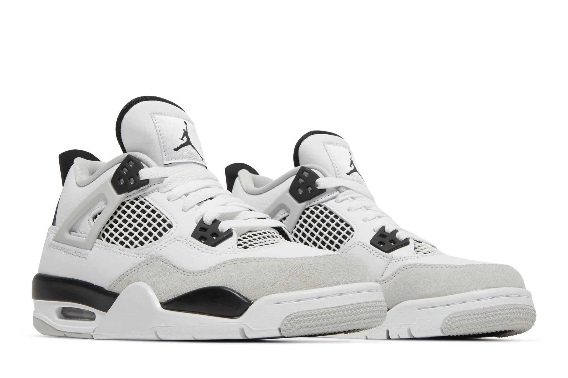 Air Jordan 4 Retro "Military Black" Branco - 44SHOES