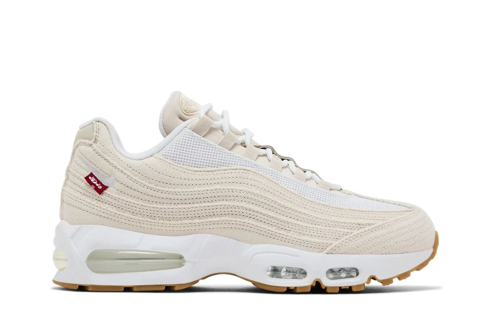 Levi's x Nike Air Max 95 OG Light Orewood Brown Denim Branco - 44SHOES