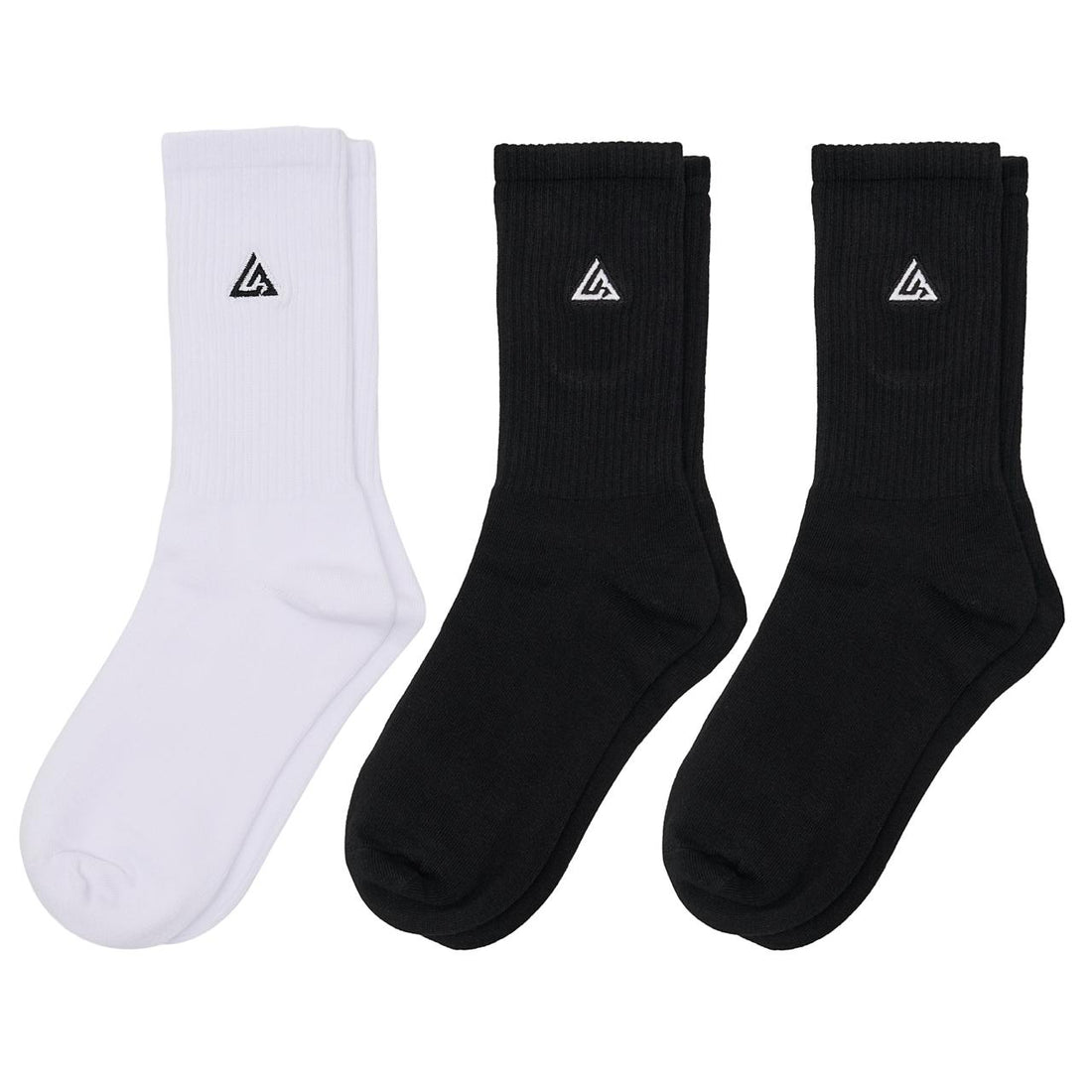 Meias 44SHOES Essentials Preto & Branco (Pack com 3 Pares) - 44SHOES