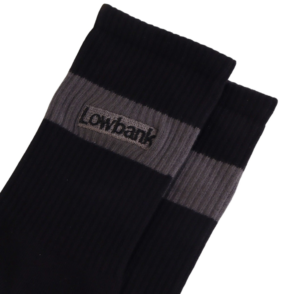 Meias 44SHOES Essentials Black & Silver (Pack com 2 Pares) - 44SHOES