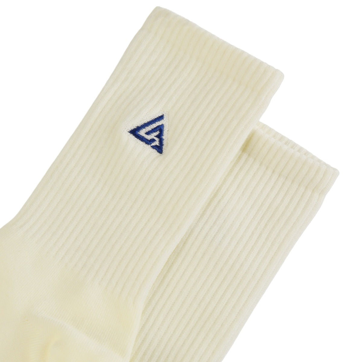 Meias 44SHOES Essentials Off-White com Logotipo Azul (Pack com 2 Pares) - 44SHOES