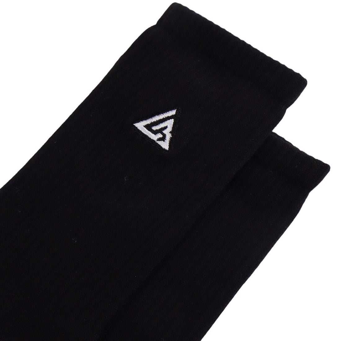Meias 44SHOES Essentials Preto com Logotipo Branco (Pack com 2 Pares) - 44SHOES