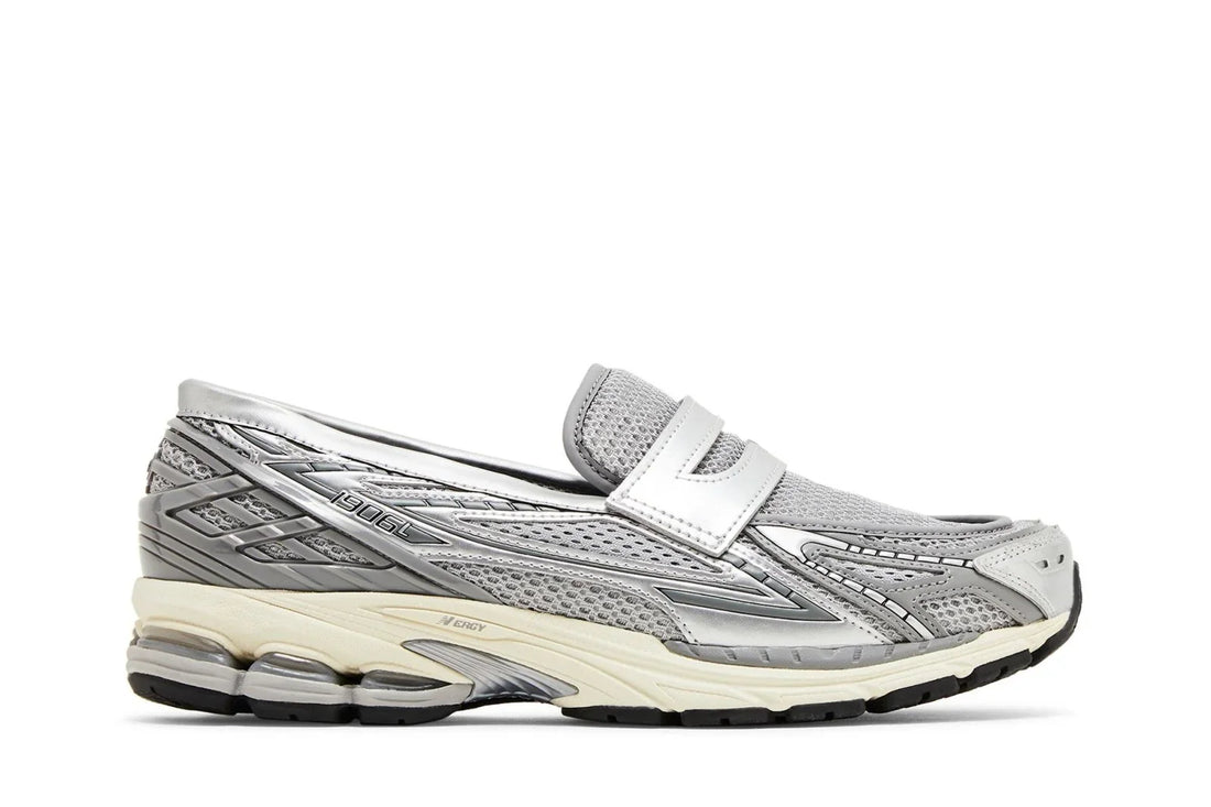 New Balance 1906L Silver Shadow Grey Mesh Sintético Slip-on Prata - 44SHOES