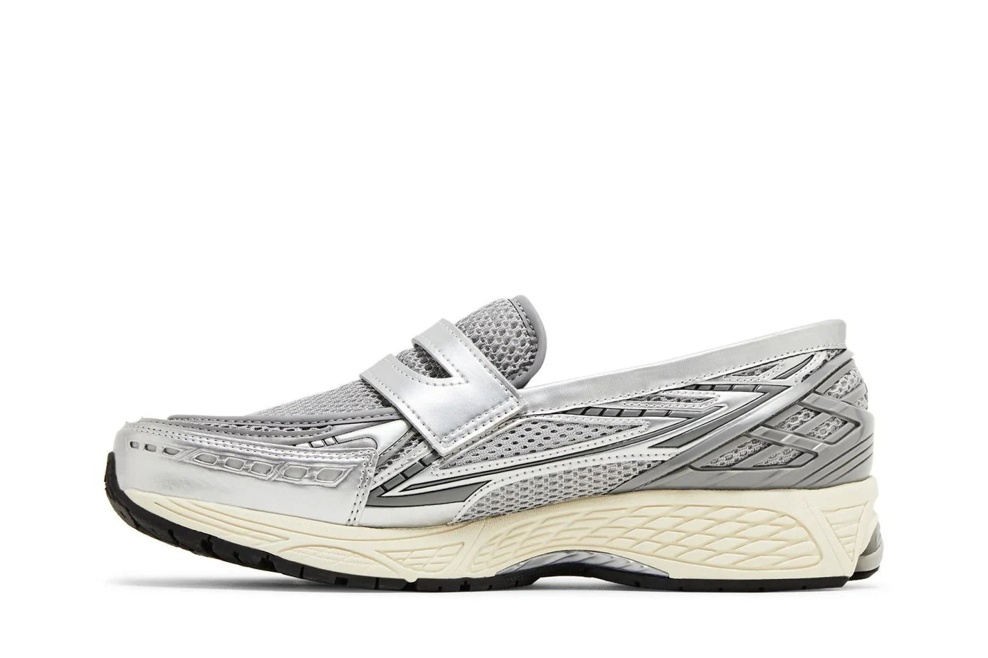 New Balance 1906L Silver Shadow Grey Mesh Sintético Slip-on Prata - 44SHOES
